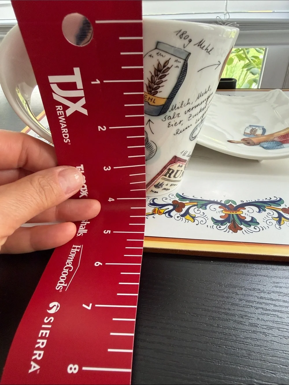 Villeroy & Boch Recipe Coffee Cup & Square Saucer Made in Germany